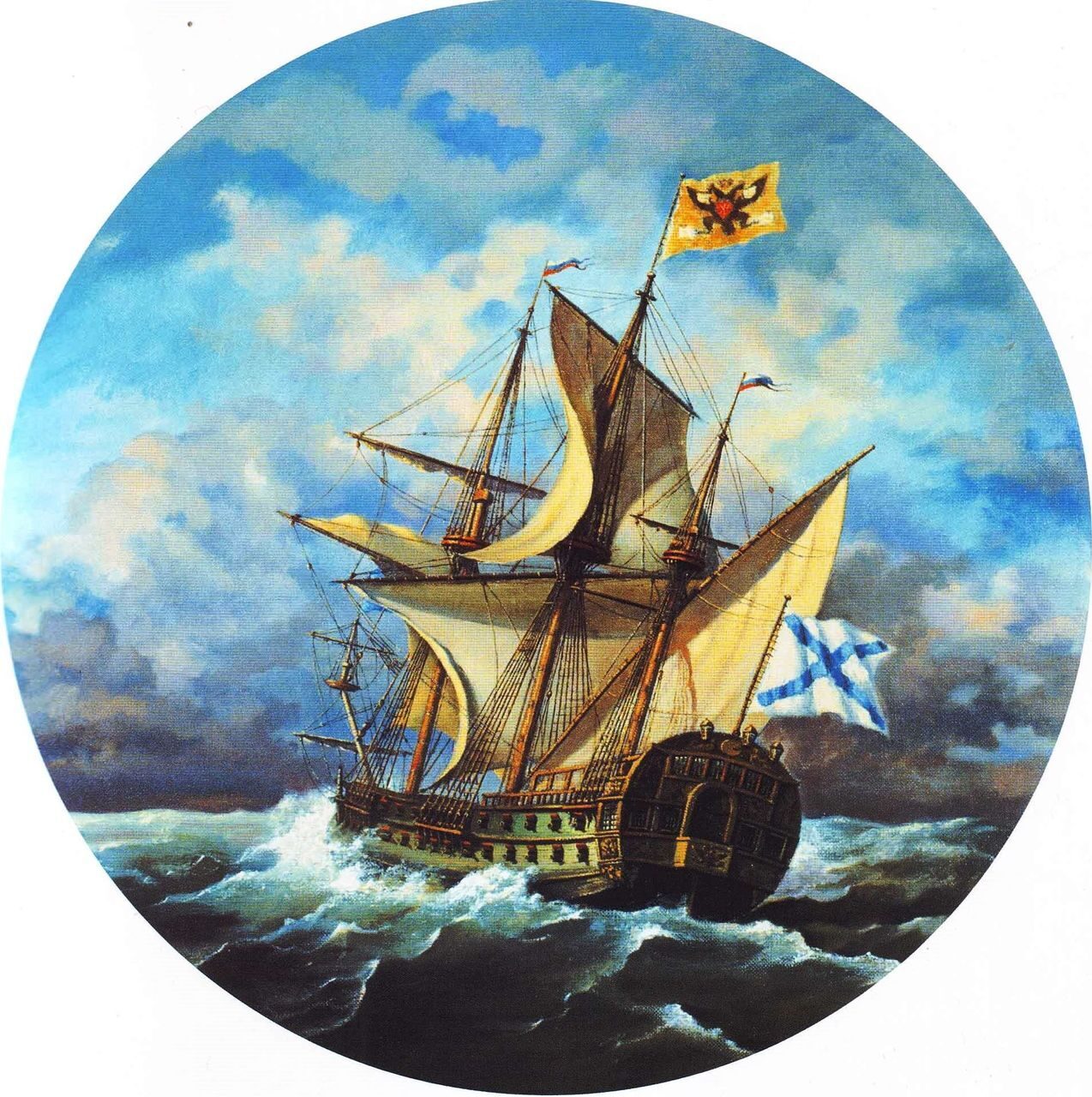 Полтава линейный корабль, 1712